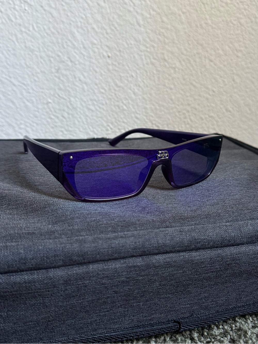 Balenciaga Women’s Sunglasses with Purple Lenses - Picture 4 of 11